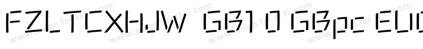 FZLTCXHJW  GB1 0 GBpc EUC H字体转换